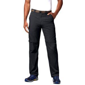 COLUMBIA- MENS GREY LIGHT WEIGHT OUTDOOR CARGO SHORTS/ PANTS SIZE 36 WAIST